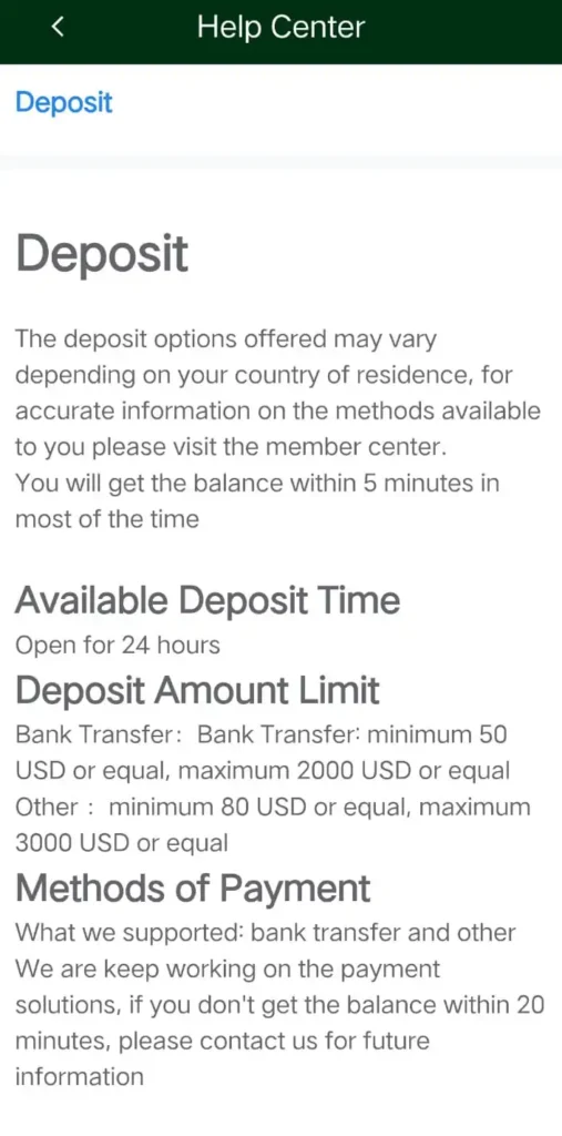 7e777 Deposit